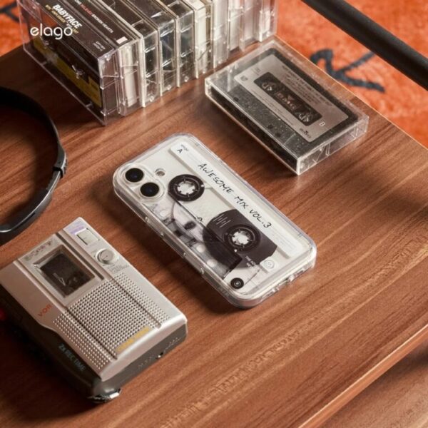 2-1 Elago Monthly Cassette Tape Magnetic Hybrid Case เคส iPhone 17