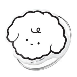 Ssongs CHANGETOC Griptok MagSafe – Cute Bichon Black